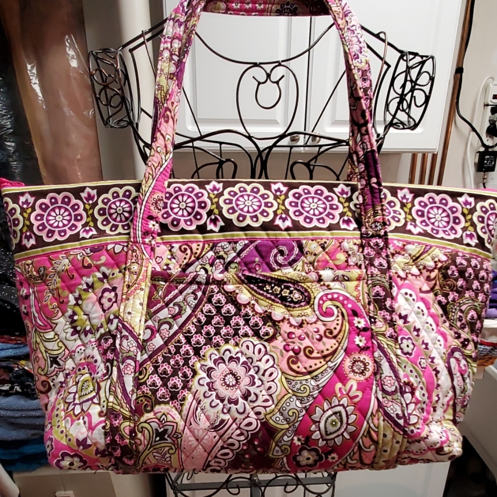 Vera Bradley Miller Bag Very Berry Paisley
